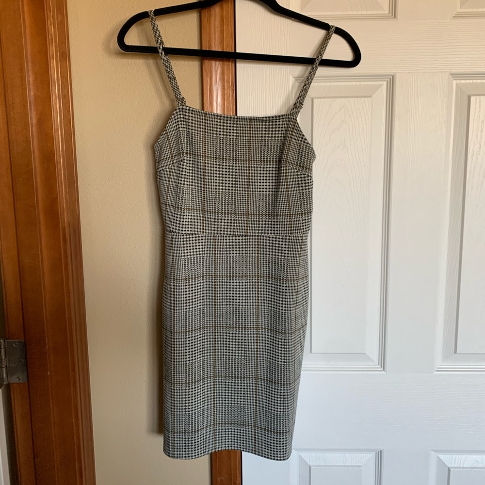 Plaid mini dress
